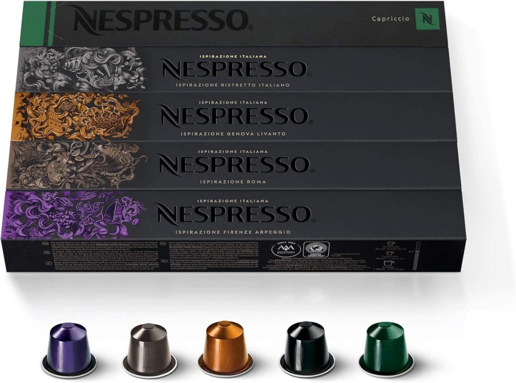 Nespresso Original Coffee Pods, 50 Mixed Pack