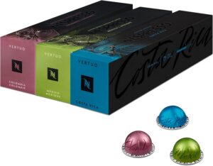 Nespresso Vertuo Coffee Pods, 30 Mixed Pack Master Origins